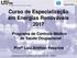 Curso de Especialização em Energias Renováveis 2017