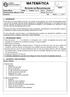 MATEMÁTICA ROTEIRO DE RECUPERAÇÃO NOTA ENSINO MÉDIO SÉRIE: 1ª TURMAS: ABCDE TIPO: A ETAPA: 2ª PROFESSOR(ES): MAGNA E THAÍS VALOR: 35 PONTOS