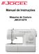 Manual de Instruções. Máquina de Costura JMC013279