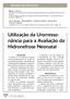 Utilização da Urorressonância para a Avaliação da Hidronefrose Neonatal