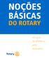 NOÇÕES BÁSICAS DO ROTARY