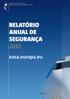 Relatório Anual de Segurança 2010