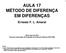 AULA 17 MÉTODO DE DIFERENÇA EM DIFERENÇAS