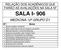 SALA I- 906 MEDICINA 12º GRUPO D1 RELAÇÃO DOS ACADÊMICOS QUE FARÃO AS AVALIAÇÕES NA SALA Nº. N Nome