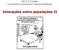 Interações entre populações II