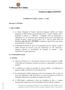 Tribunal de Contas. Transitou em Julgado em 09/10/2014 ACÓRDÃO Nº 31/ SET - 1.ª S/SS. Processo nº 1297/2014 I RELATÓRIO