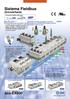 Sistema Fieldbus. Série EX600. (Entrada/Saída) IP67