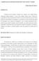 A CRIMINALIZAÇÃO DOS REFUGIADOS SOB A ÓTICA DO PLS Nº 236/2012. PALAVRAS-CHAVE: Anteprojeto do Código Penal; Refugiados; Criminalização.