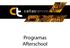 Programas Afterschool