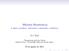 Métodos Matemáticos. O plano complexo: aplicações à cinemática e dinâmica. A C Tort 1. Instituto Física Universidade Federal do Rio de Janeiro