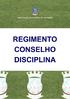 REGIMENTO DO CONSELHO DE DISCIPLINA