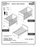 VERSÃO 1 VERSÃO 2 VERSÃO 3 BERÇO CAMA SORRISO ESQUEMA DE MONTAGEM BCO/BCO. ?ALTURA: mm?largura: 820 mm?profundidade: 1.