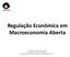 Regulação Econômica em Macroeconomia Aberta. Fernando Nogueira da Costa Professor do IE-UNICAMP