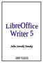 LibreOffice Writer. Sumário
