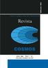 REVISTA COSMOS. Cultura Pesquisa Educação Planejamento