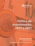 Política de Investimentos 2017 a 2021