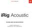 Acoustic guitar microphone/interface USER MANUAL / MANUAL DO USUÁRIO