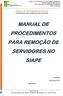 Diretoria de Administração de Pessoal Coordenadoria de Cadastro e Movimentação