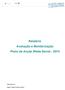 Relatório Avaliação e Monitorização Plano de Acção Rede Social