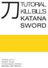 TUTORIAL KILL BILL S KATANA SWORD