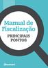 Manual de Fiscalização PRINCIPAIS PONTOS
