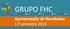 GRUPO FHC. Apresentação de Resultados 1.º semestre 2013