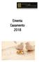 Ementa Casamento 2018