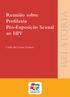 Reunião sobre Profilaxia Pós-Exposição Sexual ao HIV. Carla de Castro Gomes RELATORIA