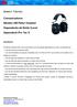 Boletim Técnico. Comunicadores Modelo 3M Peltor Headset Dependente de Ruído (Level Dependent) Pro Tac II DESCRIÇÃO