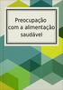 Preocupação com a alimentação saudável