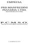 (BAGGIO PIZZARIA & FOCACCERIA) PROGRAMA DE CONTROLE MÉDICO DE SAÚDE OCUPACIONAL