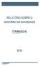 RELATÓRIO SOBRE O GOVERNO DA SOCIEDADE