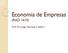 Economia de Empresas (RAD 1610) Prof. Dr. Jorge Henrique Caldeira