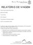 RELATÓRIO DE VIAGEM. Nome: Hugo Reinaldo Bueno Neto. Matrícula: Curso: Direito. País: Alemanha. Universidade: Universität Stuttgart