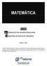 MATEMÁTICA TEORIA. Edição 2017