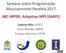 Semana sobre Programação Massivamente Paralela 2017 MC-MP09. Adaptive MPI (AMPI) Laércio Pilla (UFSC) Celso Mendes (INPE) Esteban Meneses (ITCR)