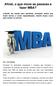 Afinal, o que move as pessoas a fazer MBA?