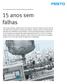 Técnica comprovada de válvulas solenoides da Festo para aplicações SIL. 15 anos sem falhas