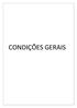 CONDIÇÕES GERAIS SEGURO PROTEÇÃO CARTÃO E COMPRAS (PLANO DE SEGURO COMPOSTO) SUMÁRIO