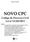 Juliana Pereira NOVO CPC. Código de Processo Civil Lei nº /2015
