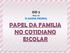 ISO 2 Fev / 11 CLAUDIA PEDRAL PAPEL DA FAMILIA NO COTIDIANO ESCOLAR