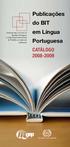 Publicações do BIT em Língua Portuguesa
