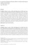 RESUMO ABSTRACT. Docente do Instituto de Tecnologia da Universidade Federal Rural do Rio de Janeiro (UFRRJ) - Seropédica - RJ -