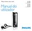 Philips GoGear leitor áudio SA1300 SA1330. sem sintonizador FM SA1305 SA1333 SA1335. Manual do utilizador. com sintonizador FM
