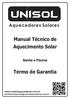 Manual Técnico de Aquecimento Solar