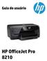 HP OfficeJet Pro 8210 series. Guia do usuário