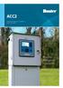 ACC2. Potente. Inteligente. Flexível. PILOT SYSTEM DESIGN GUIDE. IRRIGAÇÃO RESIDENCIAL E COMERCIAL Built on Innovation