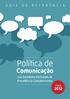 Política de. Comunicação. maio. nas Entidades Fechadas de Previdência Complementar