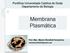 Pontifícia Universidade Católica de Goiás Departamento de Biologia. Membrana Plasmática. Prof. Msc. Macks Wendhell Gonçalves.