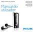 Philips GoGear leitor áudio SA1340 SA1341 SA1350 SA1351. sem sintonizador FM SA1345 SA1346 SA1355 SA1356. Manual do utilizador. com sintonizador FM